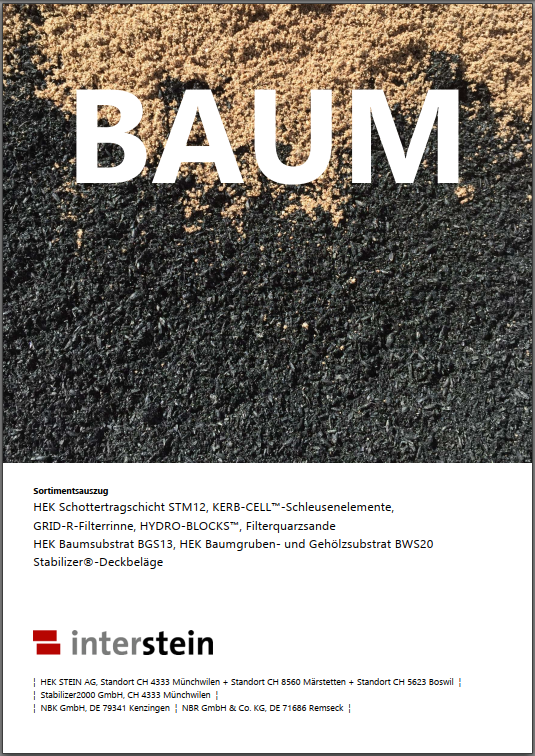 Baumsubstrate und Wasserspeicherung Hydro-Block