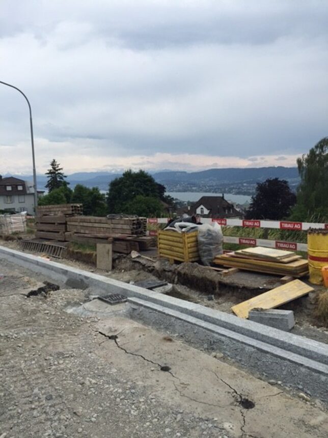 Baustelle Freudenbergstrasse, Zürich